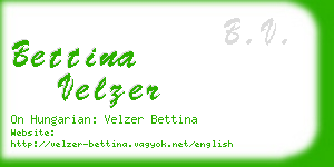 bettina velzer business card